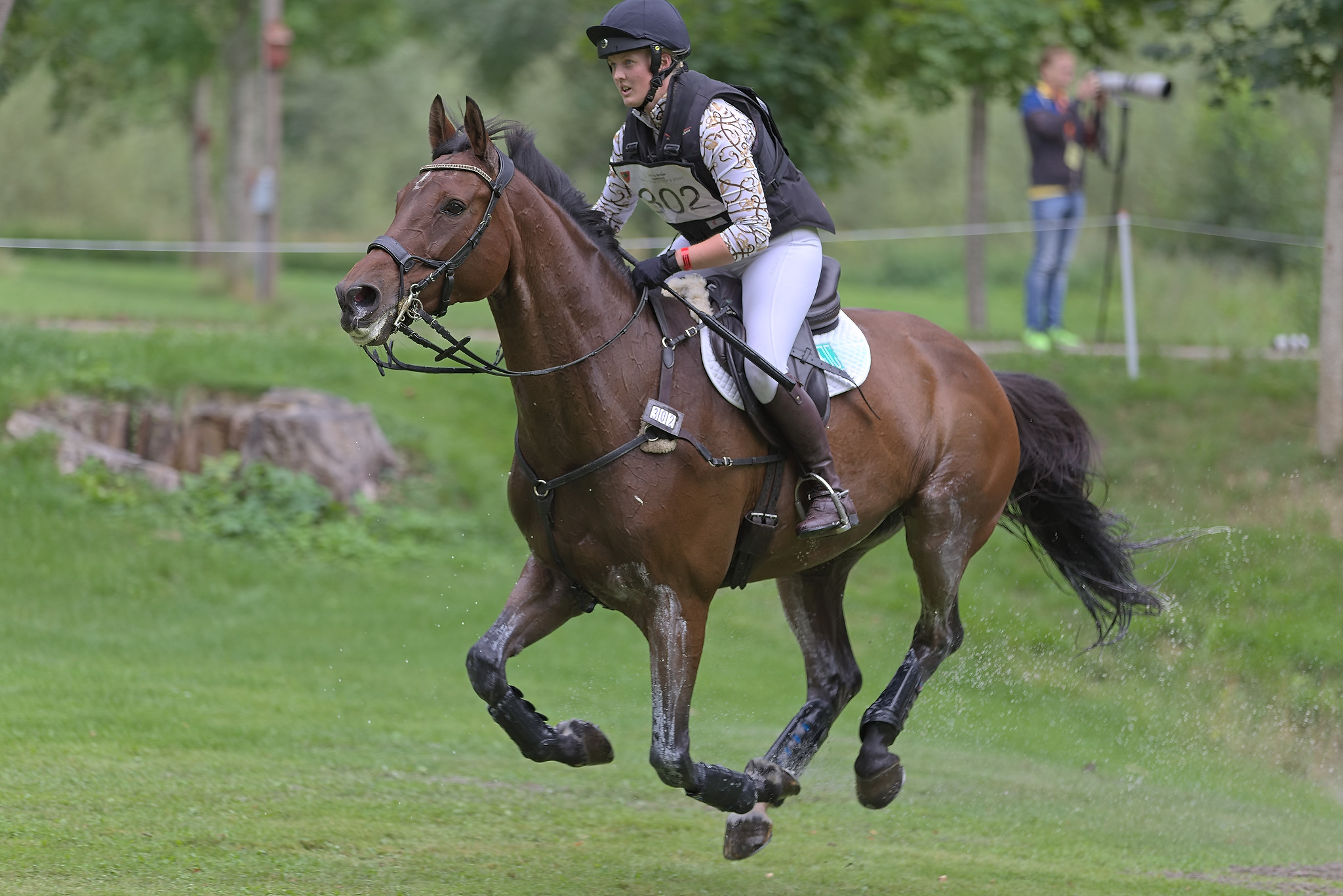 Jonna Britse with Quattrino (SWB) Segersjö 2020. Photo Jöns Leandersson.